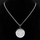 St. Michael Protect Us Pendant Necklace Archangel Long Necklaces