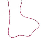 Colorful Cross Women's Necklace, Rubber Pendant