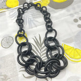 Ukebay Rubber Choker Necklace Women Vintage Ethnic Gothic Jewelry Chain