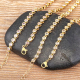 Nidin Ins Choker Iced Out Tennis Chain Necklace For Women
