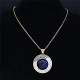 Celtic Irish Knot Stone Necklace Witch NHH12S02