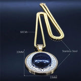 Celtic Irish Knot Stone Necklace Witch NHH12S02
