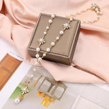 Pearl Long Double Layer Pendant Necklace Sweater Chain