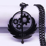 Stainless Steel Brotherhood Pendant Necklace