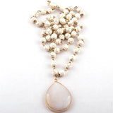 Bohemian Stone Pendant Necklaces for Women