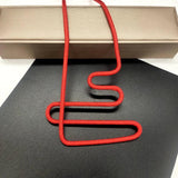 Hot Rope Necklace Geo Maze Collar Pendant Costume Jewelry For Women