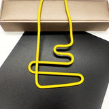 Hot Rope Necklace Geo Maze Collar Pendant Costume Jewelry For Women