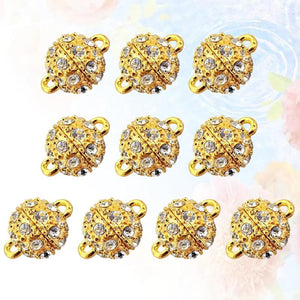 10 PCS Golden Bracelet Chain Clasps for DIY Wrist Jewelry