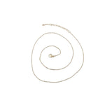 5Pcs 1-2MM Rose Plated Stainless Steel O Chain Necklace DIY Supplies