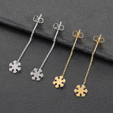 10Pcs Copper Tassel Chain Drop Earrings for DIY Jewelry Making