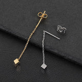 10Pcs Copper Tassel Chain Drop Earrings for DIY Jewelry Making