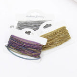 Stainless Steel 3mm Side Chain for DIY Necklace Bracelet