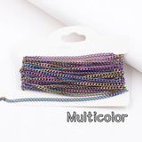 Stainless Steel 3mm Side Chain for DIY Necklace Bracelet