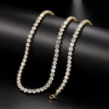 Crystal Punk Hip-hop Choker Necklace