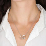 Italian To My Daughter Pendant Necklace Mom Christmas Gift Mother Girl