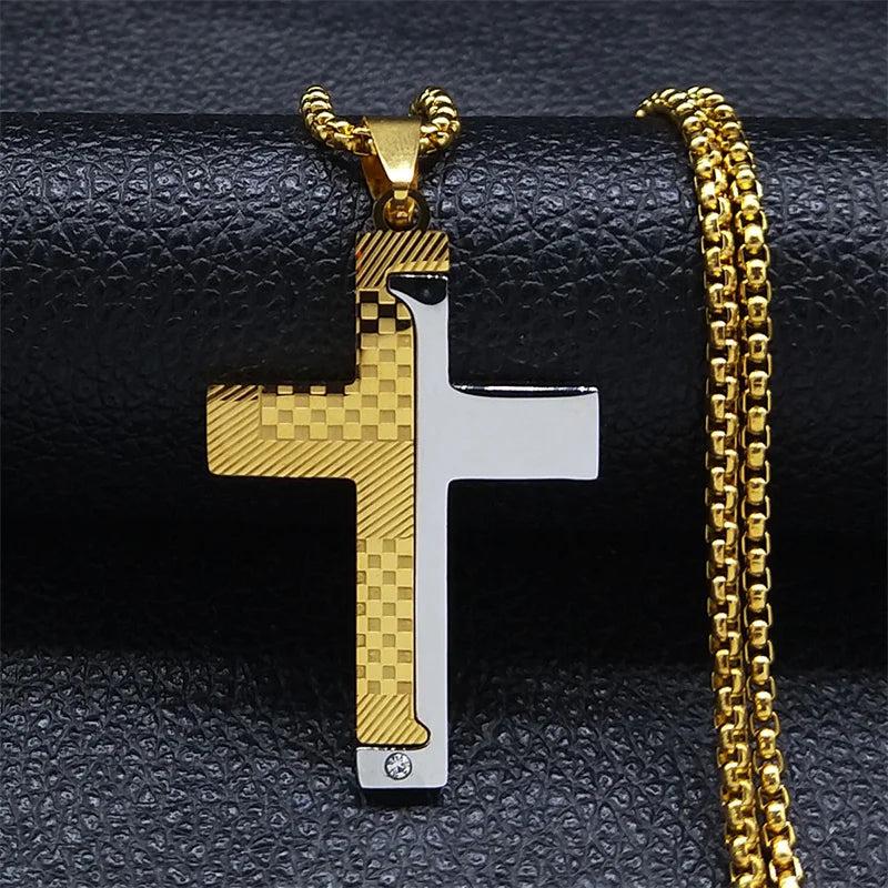 Jesus Christ Cross Necklace Vintage Amulet Necklaces N2006