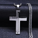 Jesus Christ Cross Necklace Vintage Amulet Necklaces N2006
