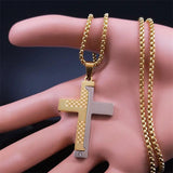Jesus Christ Cross Necklace Vintage Amulet Necklaces N2006