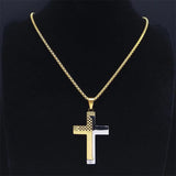 Jesus Christ Cross Necklace Vintage Amulet Necklaces N2006