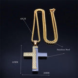Jesus Christ Cross Necklace Vintage Amulet Necklaces N2006