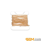 14 Filled Round Cable Chain for Necklace Making 1.2/2.0/1.5/3.5mm
