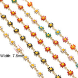 7.5mm Stainless Steel Daisy Chain for DIY Jewelry Making