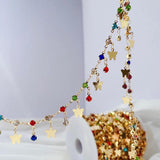 Colorful Crystal Charms Butterfly Chains for DIY Jewelry Making