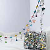 Colorful Crystal Charms Butterfly Chains for DIY Jewelry Making