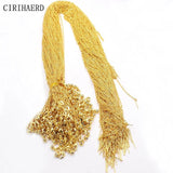 14K/18K Plated O-Chain Flat Thin Clavicle Necklace