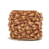 1 Meter Enamel Daisy Charm Chain for DIY Jewelry Making