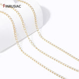 14k Plated Thin Chains for Jewelry Making DIY Necklace Bracelet