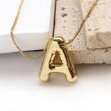 Stainless Steel Letter Necklace Women's Pendant Large Letter Sweater Chain