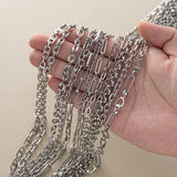 2m Stainless Steel Necklace Chains DIY Bracelet Jewelry Making Materials