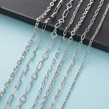 2m Stainless Steel Necklace Chains DIY Bracelet Jewelry Making Materials