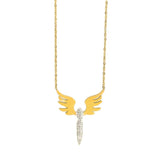Europe Cross-Border Angel Wings Necklace Ladies Long Wings Collarbone Chain