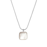 Shell Pendant Necklace Personalized Stainless Steel Charming Jewelry