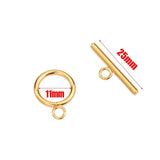 5 Sets Stainless Steel OT Clasps Connectors for DIY Jewelry