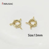 18K Plated Brass Spring Clasps Steering Wheel Sailor Clasp