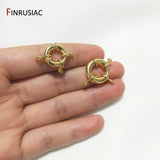 18K Plated Brass Spring Clasps Steering Wheel Sailor Clasp