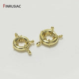18K Plated Brass Spring Clasps Steering Wheel Sailor Clasp