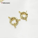18K Plated Brass Spring Clasps Steering Wheel Sailor Clasp