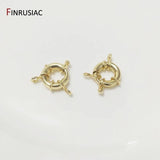 18K Plated Brass Spring Clasps Steering Wheel Sailor Clasp