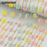 C350 Natural Beads Chain Stainless Steel Nickel Free 1m/lot