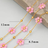 C350 Natural Beads Chain Stainless Steel Nickel Free 1m/lot