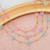 C350 Natural Beads Chain Stainless Steel Nickel Free 1m/lot