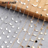DIY Chain 18k Rhodium Plated Copper Charm Jewelry Making
