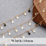 DIY Chain 18k Rhodium Plated Copper Charm Jewelry Making