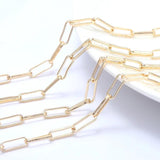 14K Plated Brass Chain for Jewelry Making