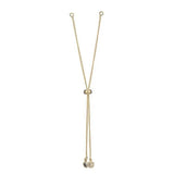 14K Brass Extender Chain with Spacer Beads for DIY Jewelry Making