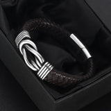 2Pcs Stainless Steel Infinity Knot Connectors for DIY Bracelet Making